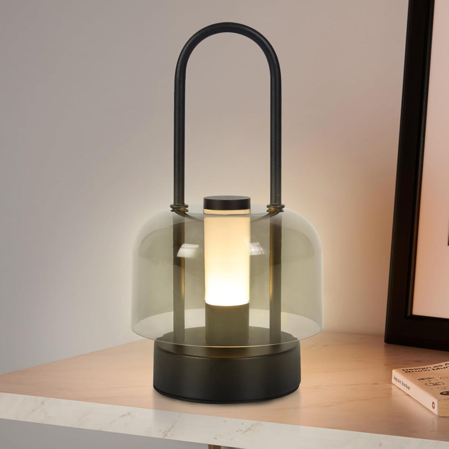 مصباح طاولة لاسلكي، مصباح خارجي LED قابل لإعادة الشحن Lampe de Table Sans Fil,LED lampe rechargeable exterieur,lampe de chevet tactile