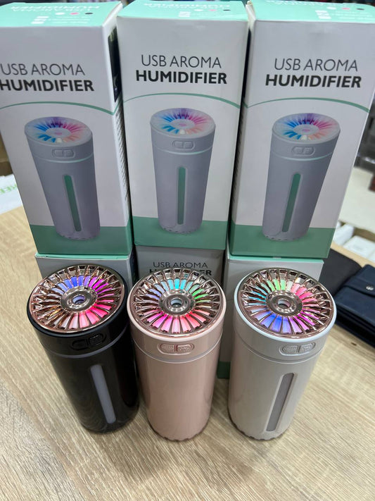 فواحة مضيئة للسيارة USB Aroma Humidifier 300ml