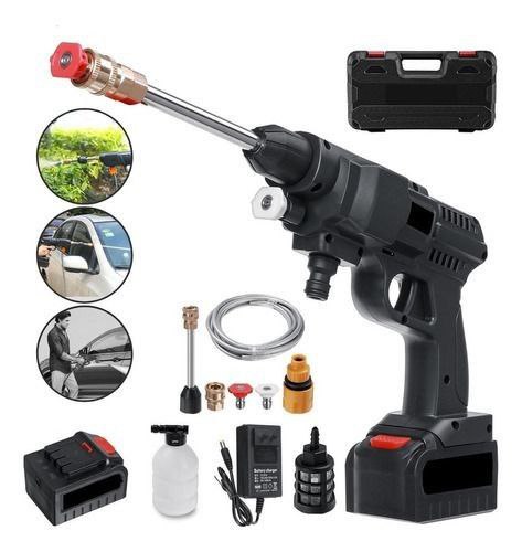 مسدس رش المياه الكهربائي القابل للشحن مع بطاريتين Pistolet  Pulvérisateur d'eau rechargeable 48 V avec double batterie