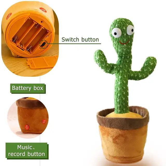 Jouet cactus danseur pour enfants الصبار الرقاص