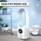 Mini Climatiseur, Humidificateur Ventilateur مبرد هواء محمول يعمل بمنفذ USB مكيف هواء صغير، مرطب هواء، ومروحة متعددة الوظائف
