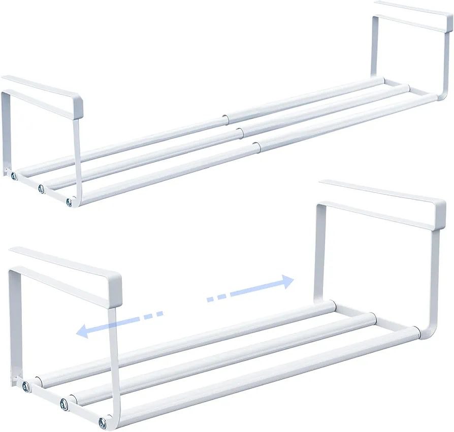 منظمة أحذية معدنية بيضاء قابلة للتوسيع Organisateur de chaussures extensible en métal blanc