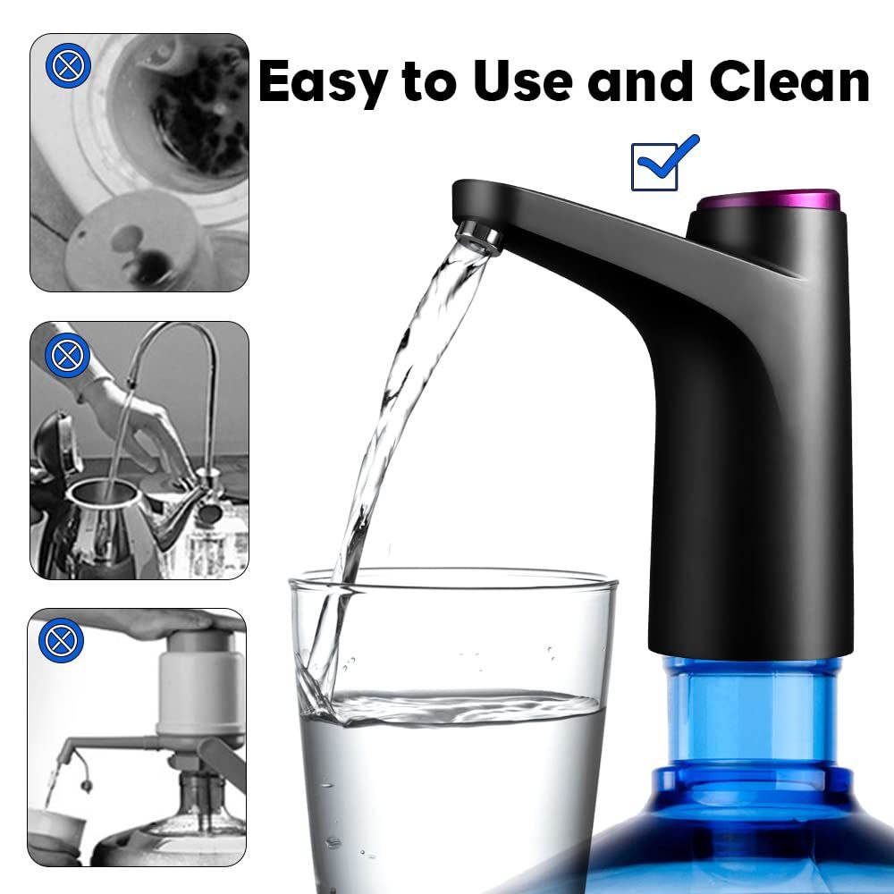 مضخة توزيع مياه كهربائية Pompe de distributeur d'eau électrique pour bidons