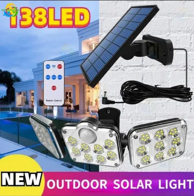 Triple LED Solar wall light sensor light JD-2757A JD-2656A SMD