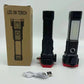 مصباح يدوي LED 3W Torch Lampe torche LED 3W Rechargeable Avec Marteau Coupe-Vitre et Coupe-Ceinture