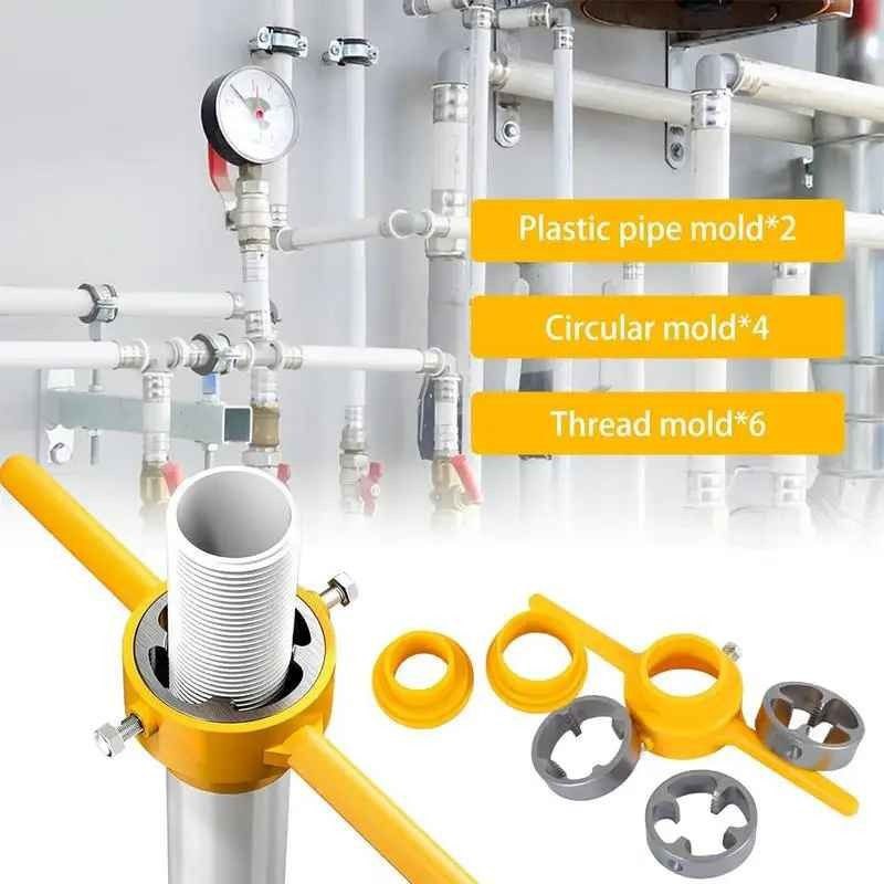 Outil de Fabrication de Filetage en PVC,kit d'outils de plomberie