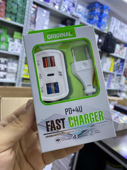 Fast charger PD 4U 3.1A