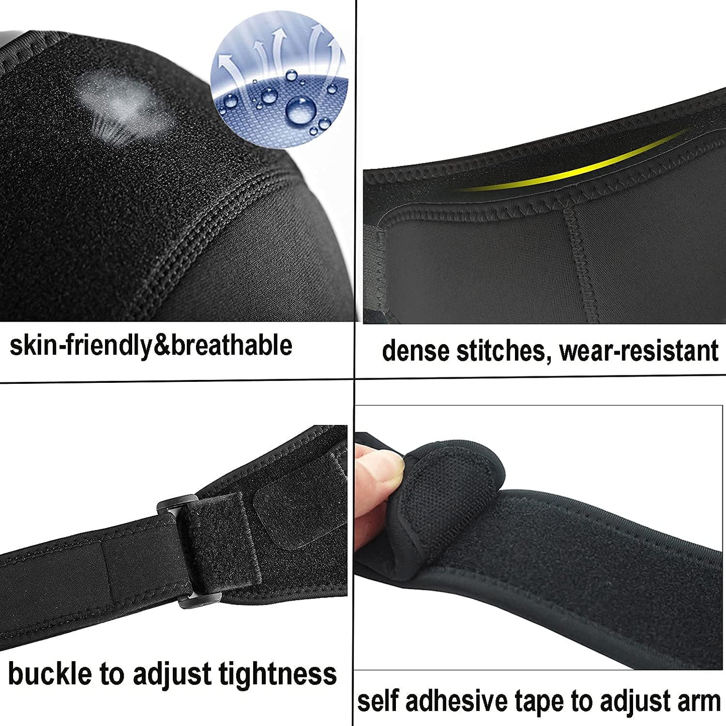 دعامة الكتف قابلة للتعديل Orthèse d'épaule, manchon de compression stabilisateur ajustable
