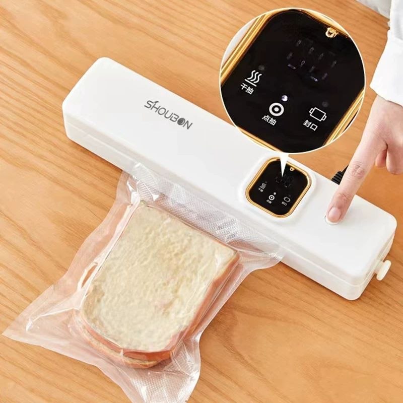 Machine à emballer sous vide pour conservation des aliments آلة تغليف بالتفريغ الهوائي لحفظ الطعام