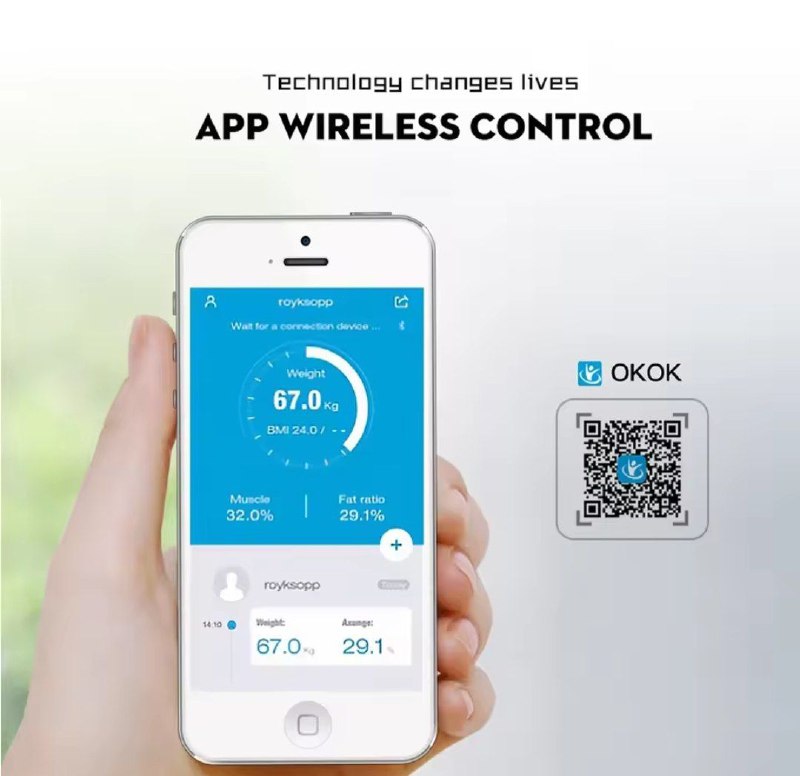 Balance smart میزان يقيس الدهون والعضلات وتفاصيل الجسم میزان يقيس الدهون والعضلات وتفاصيل الجسم