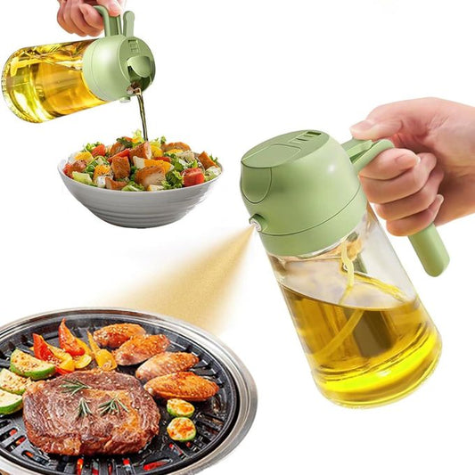 موزع زيت زجاجي رش الزيت للطهي Pulvérisateur d'huile de cuisson