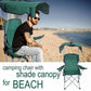 Chaise pliante avec parasol intégré كرسي قابل للطي مع مظلة مدمجة