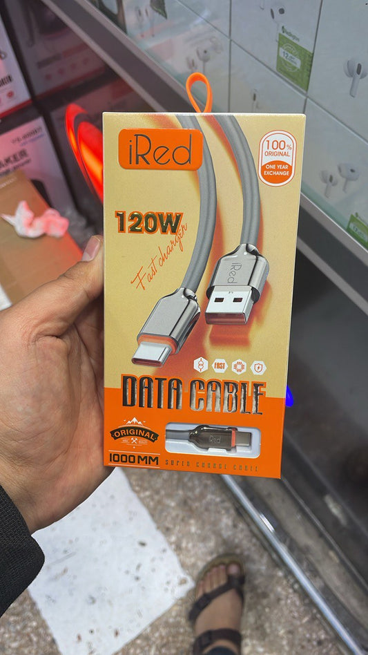 Data cable fast charger 120W iRed 1000mm
