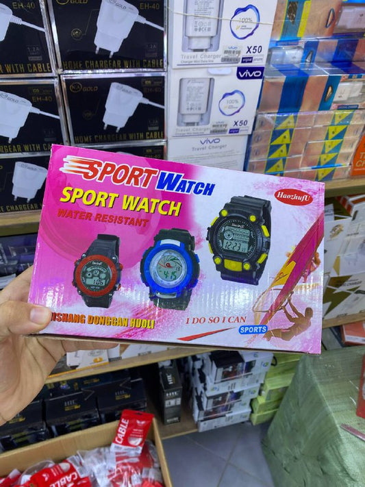 Sport watch montre à écran LCD Water resistant