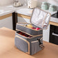 Grande boîte à lunch isotherme, double sac à lunch حقيبة غداء مزدوجة شديدة التحمل مانعة للتسرب