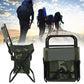 كرسي قابل للطي مع حقيبة للرحلات والخرجات والصيد 2en1 Chaise avec Sac, Pliable Léger Camping