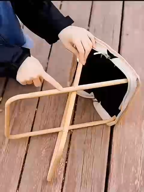 كرسي صيد قابل للطي محمول للحديقة والتخييم والنزهات والشاطئ Chaise de pêche pliante portable pour jardin, camping, pique-nique, plage