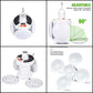 Lampe de garage solaire, lampe LED pliable et modulable مصباح كراج يعمل بالطاقة الشمسية، مصباح LED قابل للطي والتشكيل