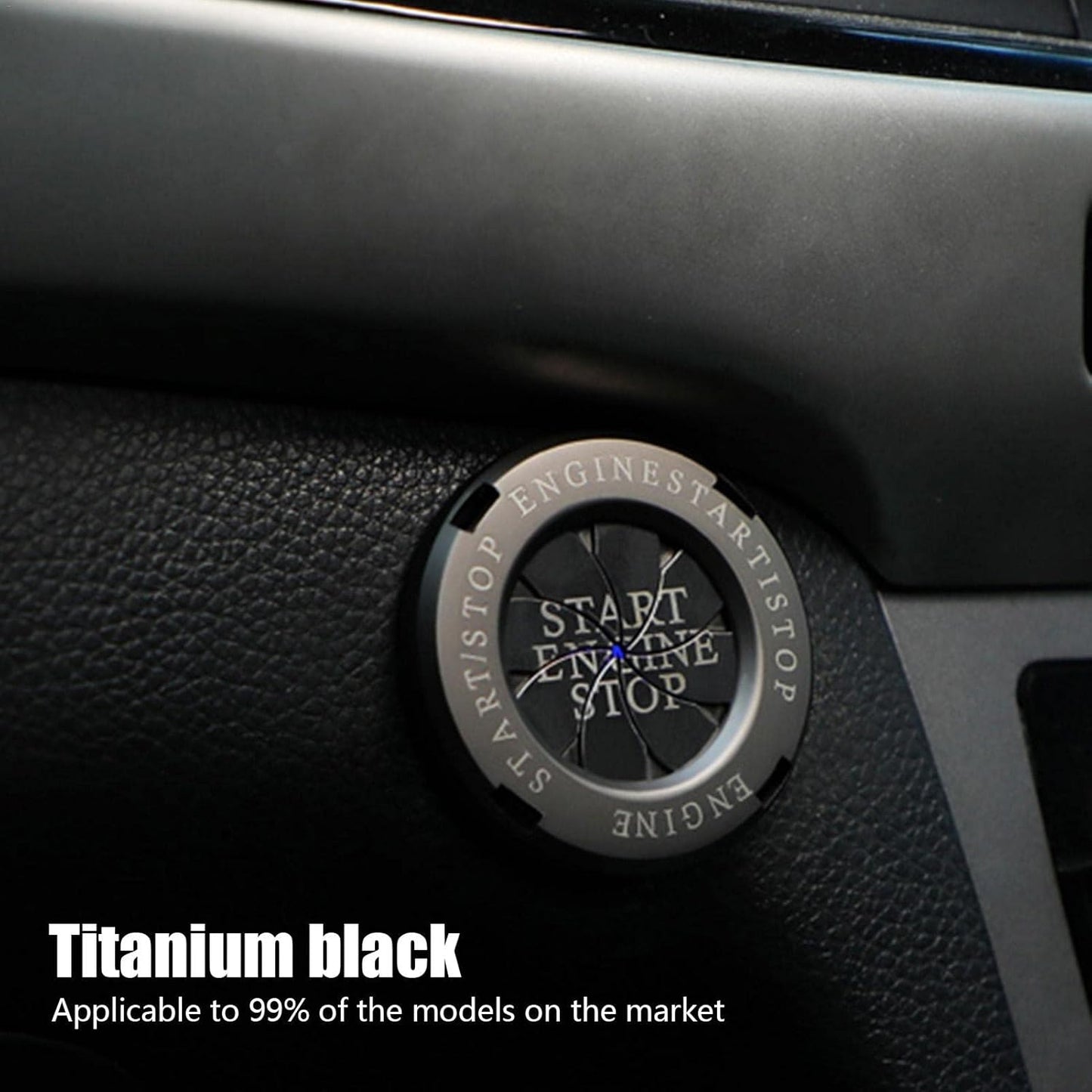 غطاء حماية مقاوم للخدش لزر بدء تشغيل السيارة Coque de protection anti-rayures pour bouton de démarrage de voiture