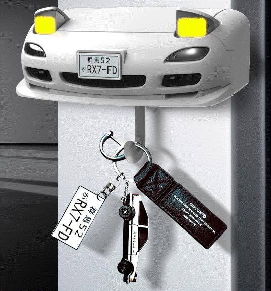 Porte-clés LED inspiré de la Mazda Miata