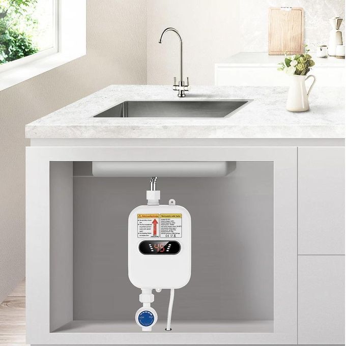 سخان مياه كهربائي فوري مع دش Mini Water Heater 3500W 220V Chauffe-eau électrique instantané avec douche