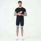 مجموعة معدات الحماية الرياضية، واقيات الذراع، واقيات المعصم، واقيات الركبة Ensemble de protections pour le fitness, protège-bras, protège-poignets, genouillères et protège-chevilles, ensemble de supports pour le corps