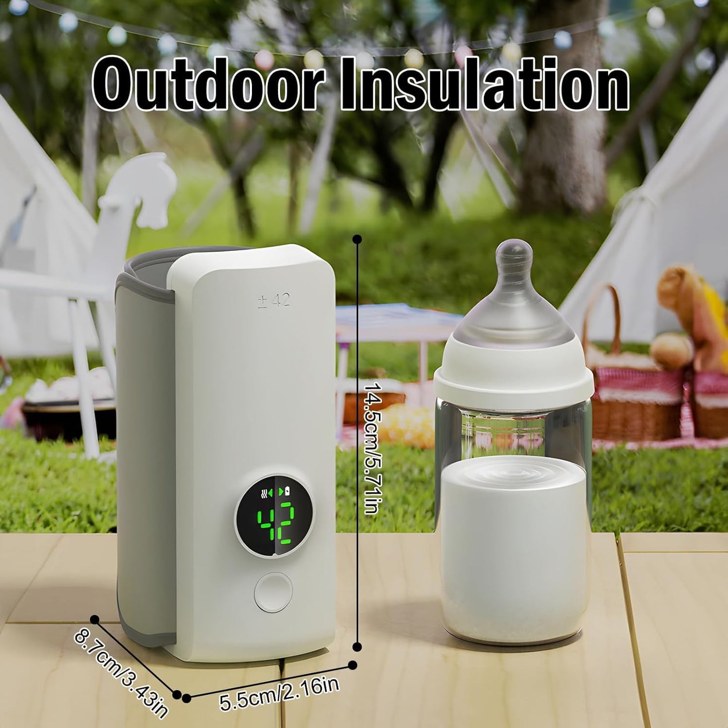 Chauffe-biberon portable rapide voyage سخان زجاجة محمول سريع للسفر