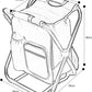 كرسي ثلج محمول مع مقعد تبريد مقعد قابل للطي Chaise Portable