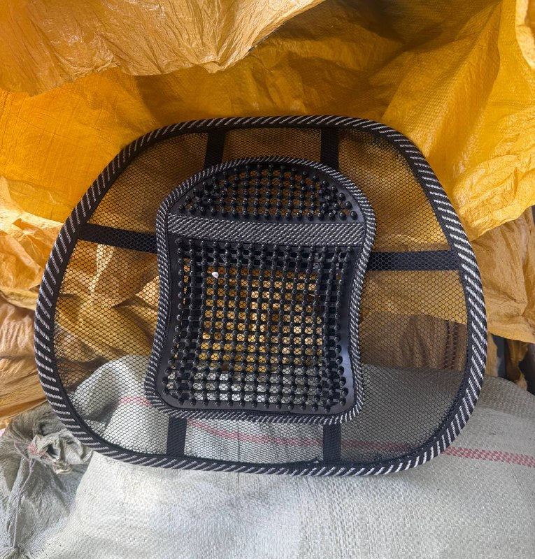 coussin de soutien lombaire en maille respirante وسادة دعم للفقرات القطنية من نسيج شبكي جيد التهوية