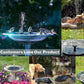 نافورة مياه شمسية صغيرة 13-16 سم، شلال لبركة السباحة Solar Fountain Mini fontaine d'eau solaire