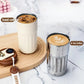 tasse à café isotherme en acier inoxydable avec affichage de la température