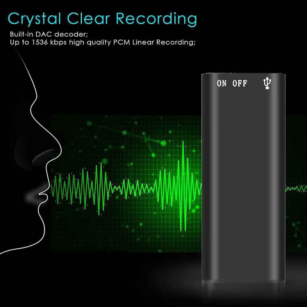 مسجل صوت صغير Mini enregistreur vocal 16Go