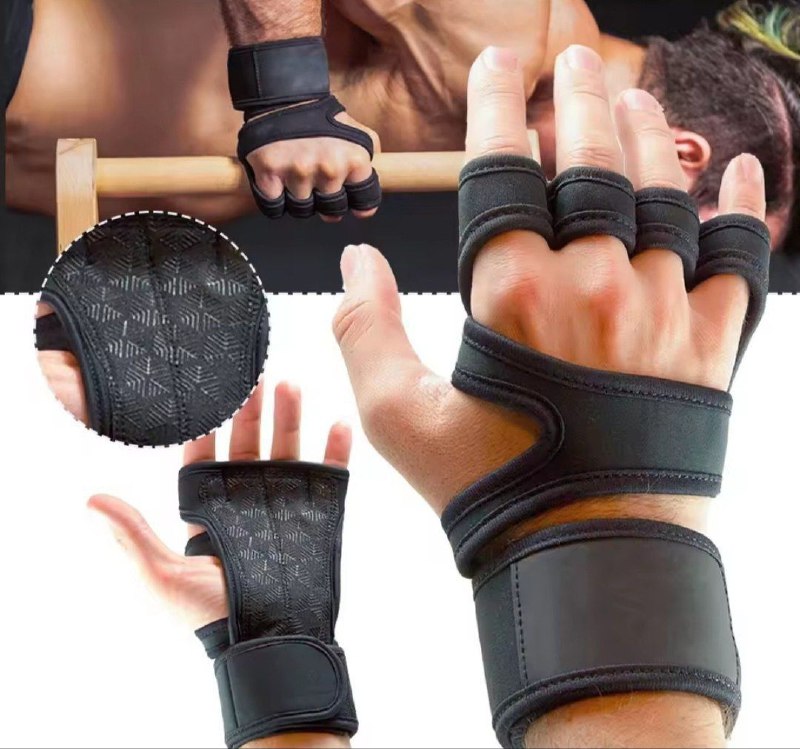 2pc قفازات تدريب رفع الأثقال للرجال والنساء Gants d'entraînement de levage pour hommes et femmes