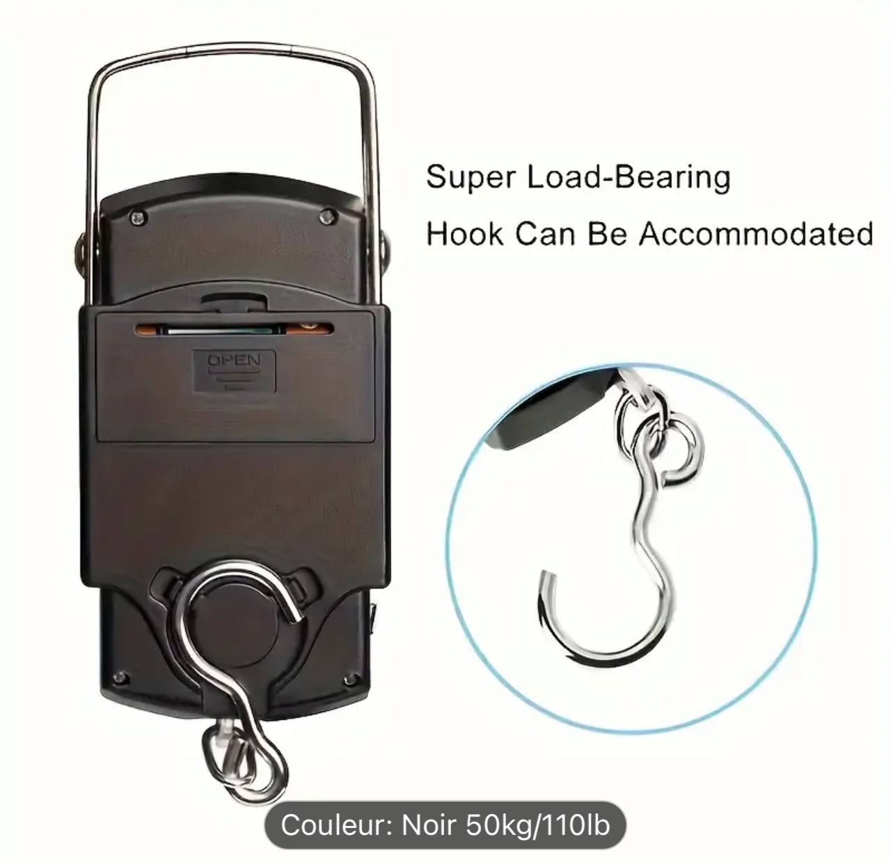 Balance Électronique Portable pour Bagages ميزان الأمتعة الإلكتروني المحمول