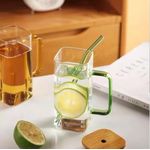 كوب بغطاء وماصة أكواب قابلة لإعادة الاستخدام للقهوة المثلجة والعصير tasse Avec couvercle et paille Verres réutilisables pour café glacé, jus, soda, boissonsوالمشروبات الغازية