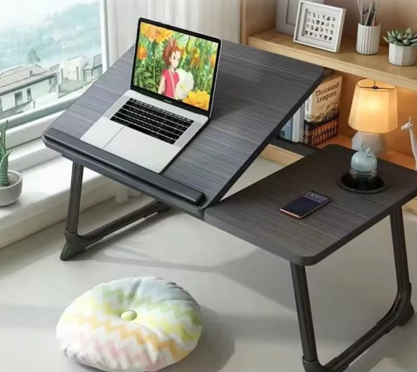 Table ordinateur pliable table de lit