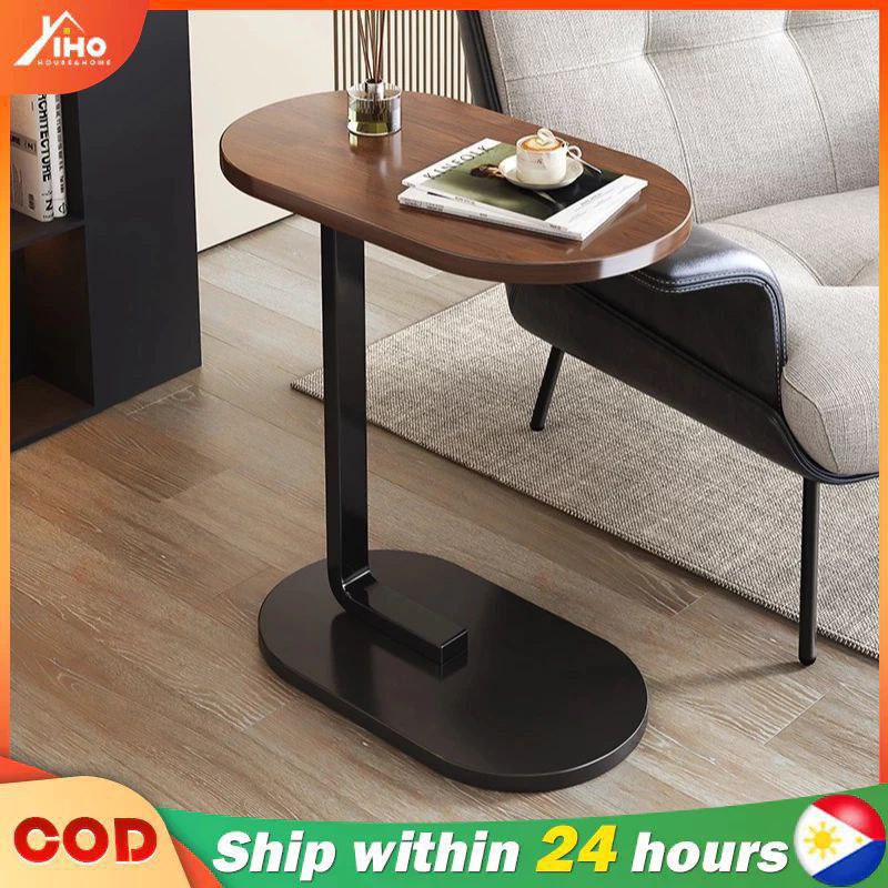 Side Table Set Table d'Appoint en Forme de C