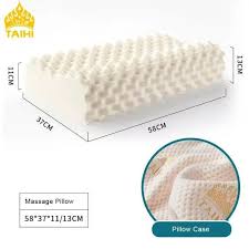 Oreiller Cervical Ergonomique en Latex Naturel وسادة عنق مريحة من لاتكس الطبيعي