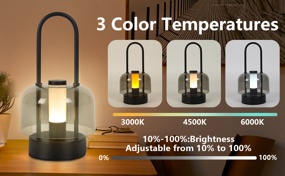 مصباح طاولة لاسلكي، مصباح خارجي LED قابل لإعادة الشحن Lampe de Table Sans Fil,LED lampe rechargeable exterieur,lampe de chevet tactile