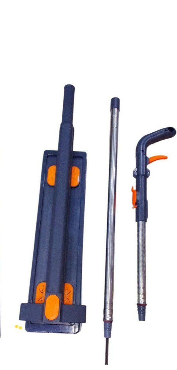 ممسحة مسطحة كبيرة مع وظيفة العصر، تدور Grande serpillère plate avec fonction essorage, rotative à 360°