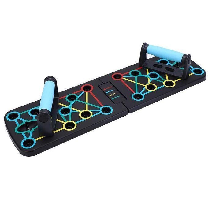 لوح تمارين الضغط صغير الحجم وقابل للطي Planche de sport à pompes, compacte et pliable