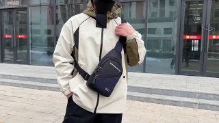 Sac bandoulière pour tablette iPad, sac à dos croisé pour hommes حقيبة كتف للكمبيوتر اللوحي
