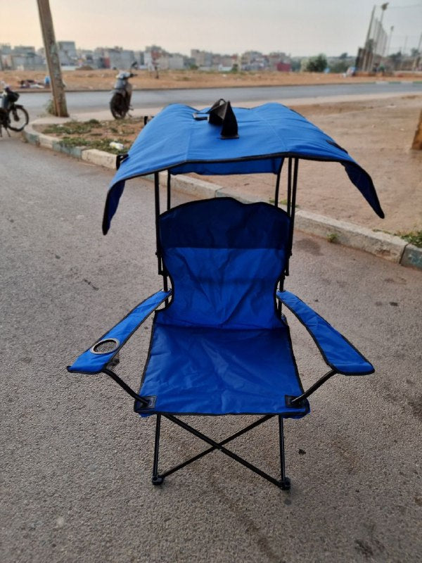 Premium Auto-Folding Canopy Chair كرسي التخييم الفاخر بالمظلة الأوتوماتيكية