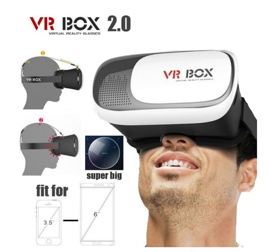 Casque VR smartphone vision 3D immersive نظارة واقع افتراضي للهواتف بتقنية ثلاثية الأبعاد