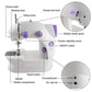 Machine à coudre de bureau électrique multifonctionnelle ماكينة خياطة منزلية متعددة الوظائف صغيرة محمولة تعمل بالكهرباء