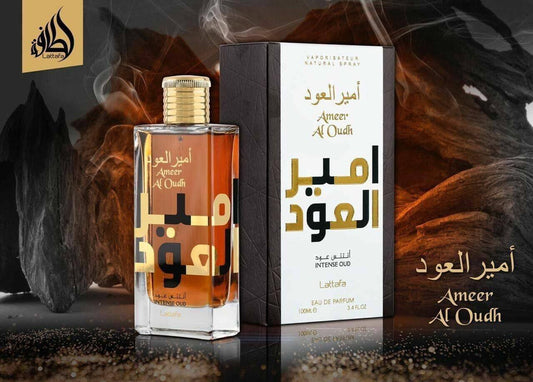 عطر أكير العود أنتنس  من لطافة الامراتية  Eau de parfum  100 ml