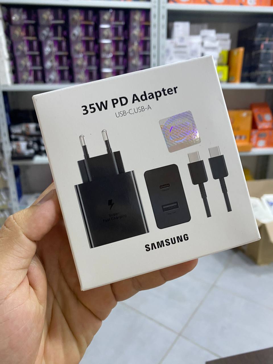 Chargeur SAMSUNG mobile portable 35W PD Adapter