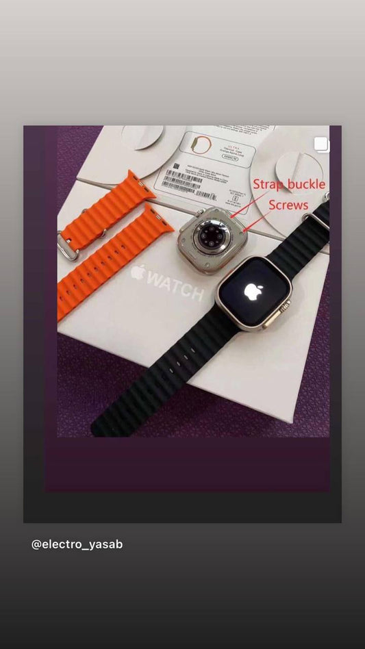 Smart Watch Watch 2bracelets avec Vis