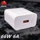 Chargeur 66W 6A pour mobile HUAWEI