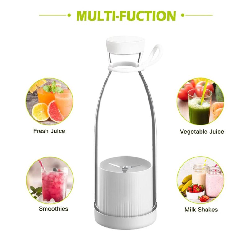 Mixeur fruits portable rechargeable 6lames عصارة محمولة